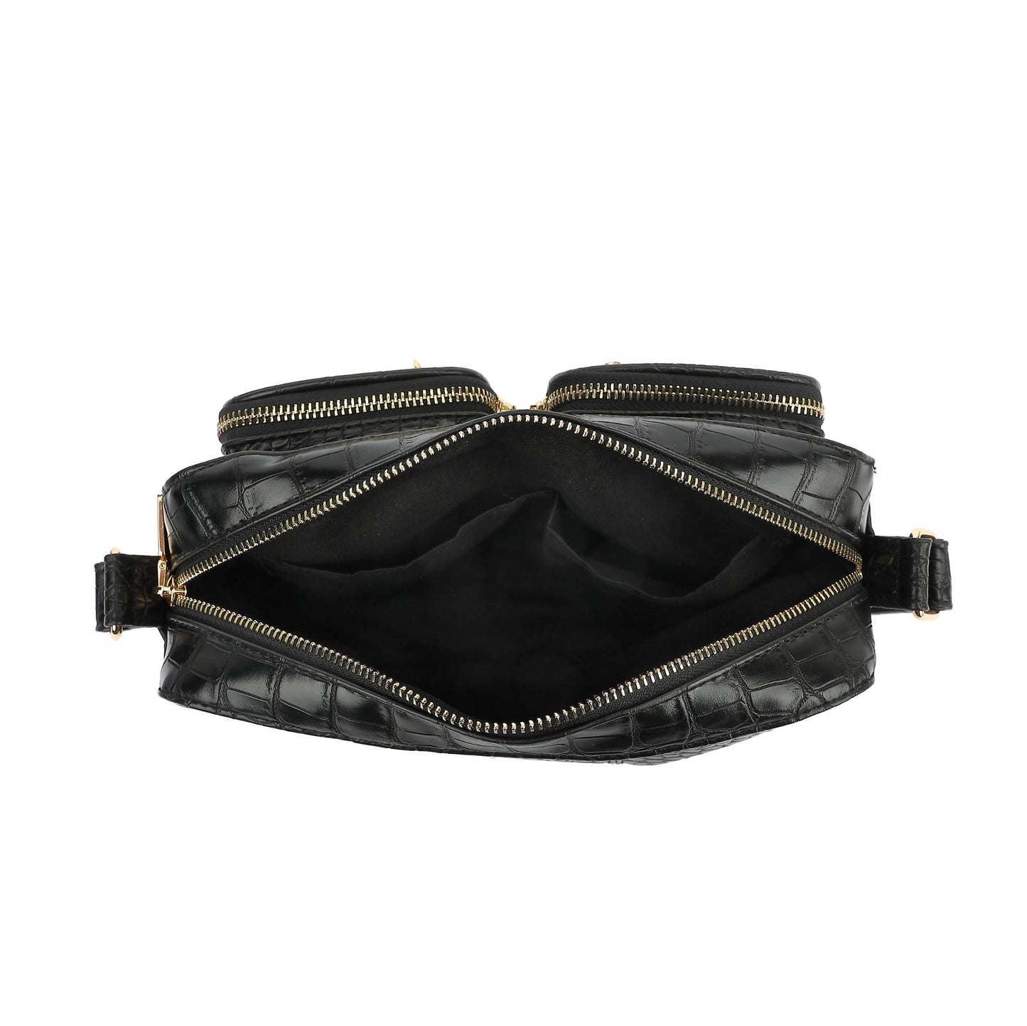 Noella - Celina Bag w. Gold Black Croc