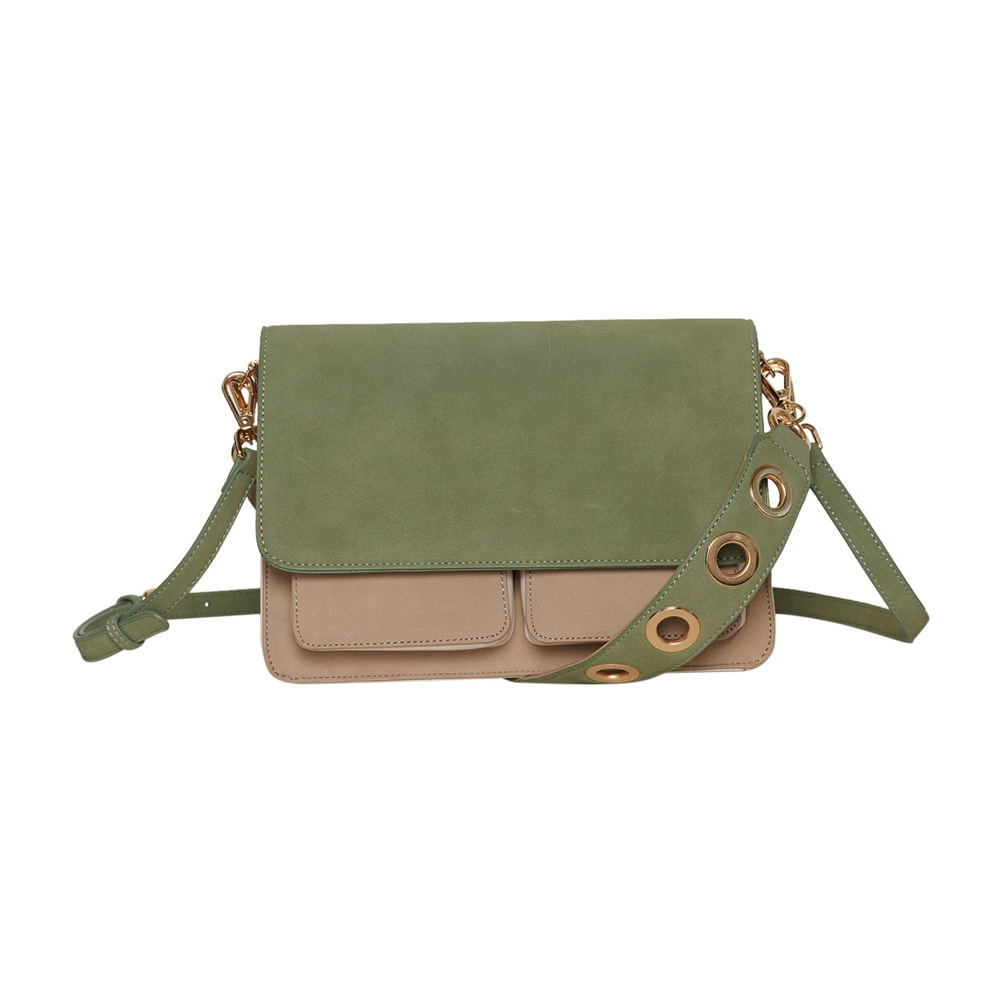 Noella taske - Isla Bag Army/Light Sand/Taupe