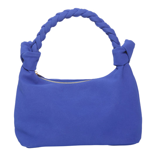Noella - Olivia Braided Handle Bag Royal Blue