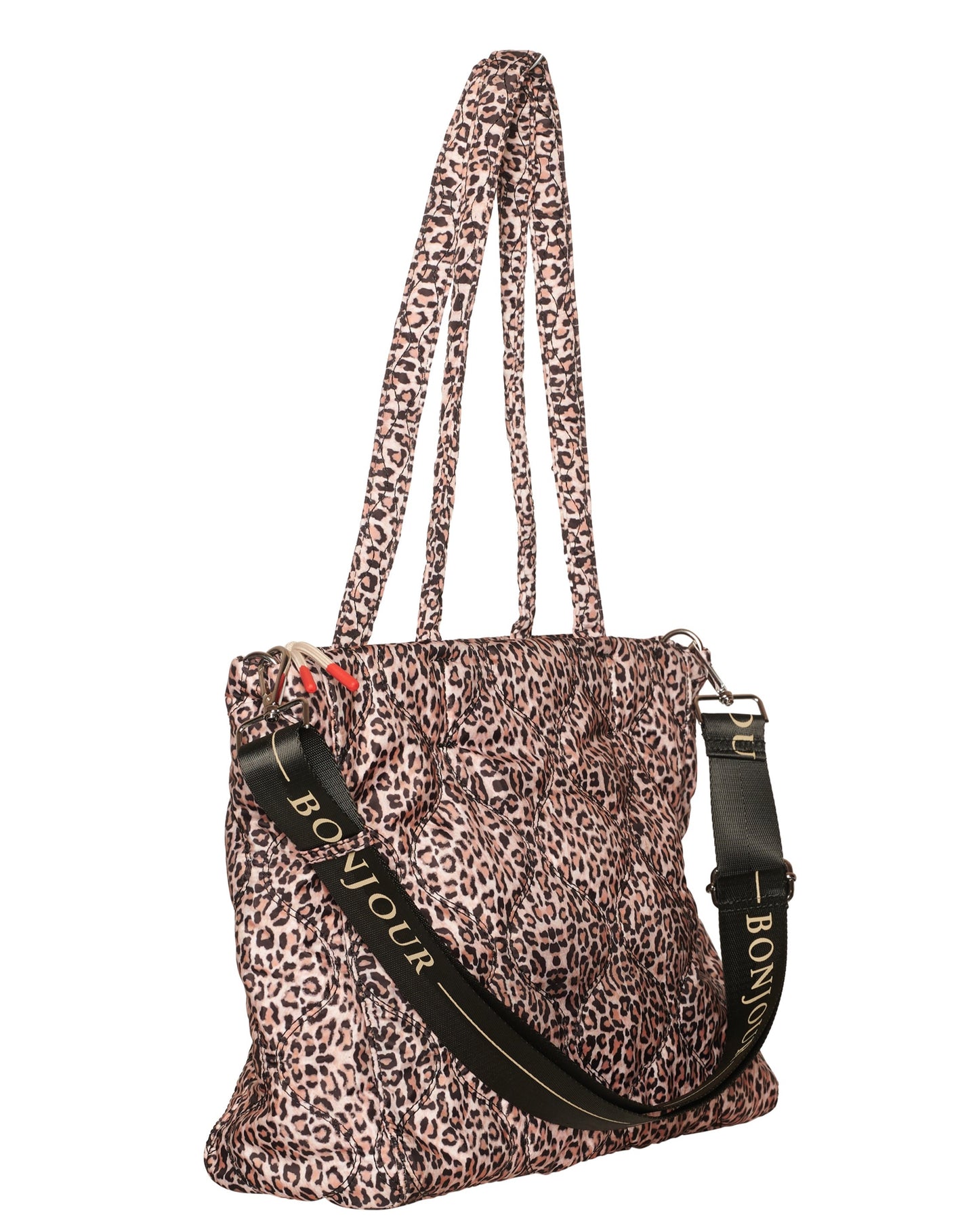 Sam Quilted Tote Bag - Skuldertaske - Leopard