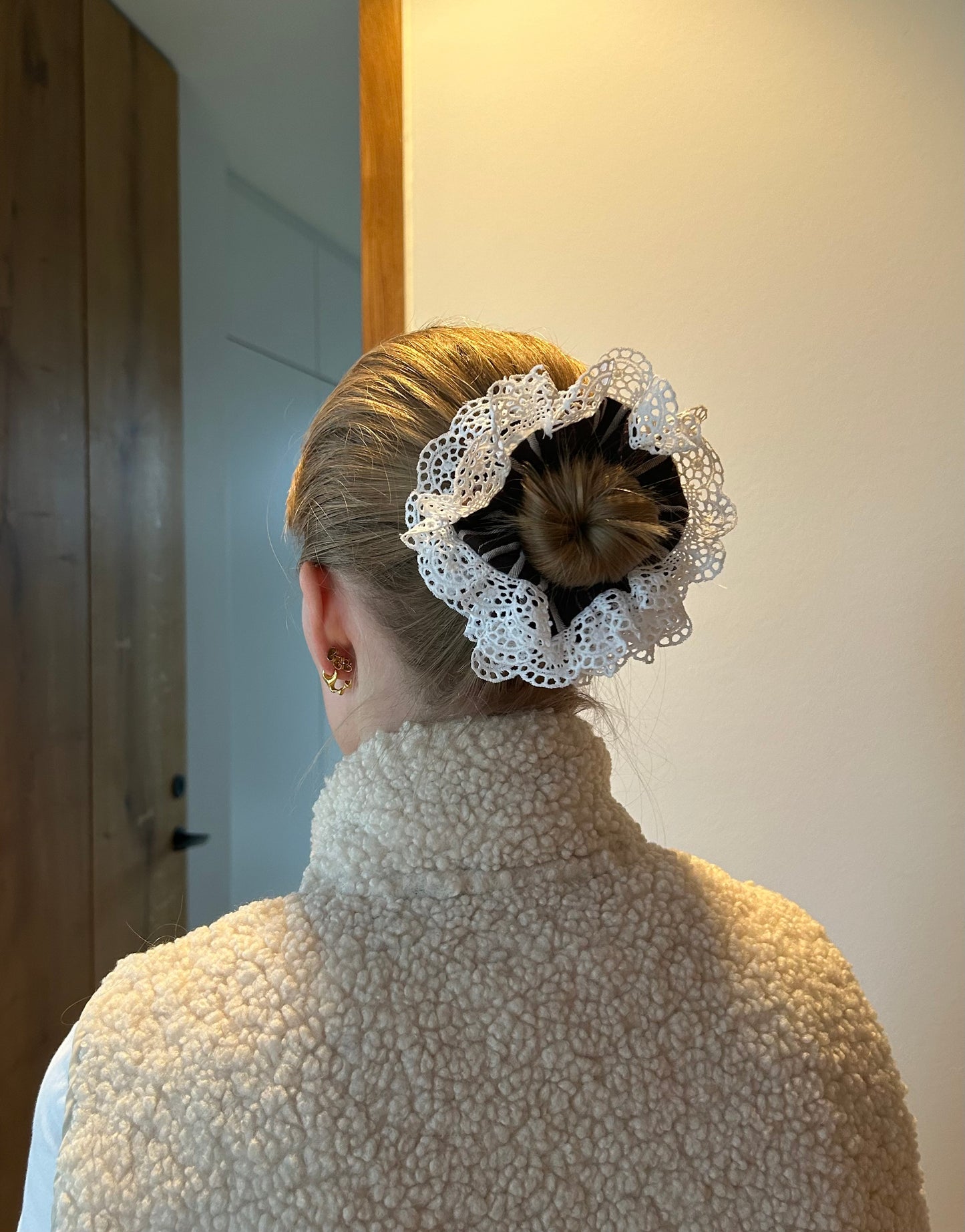 Scrunchie dobbelt sort